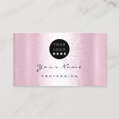 Logo Makeup Artist Hair Nails Professional Blush Business Card