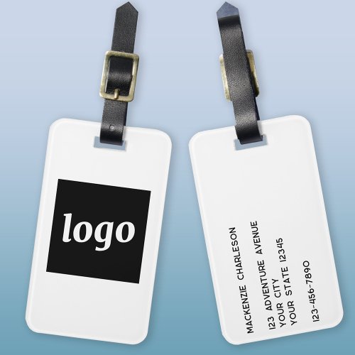 Logo Minimalist Business Luggage Tag