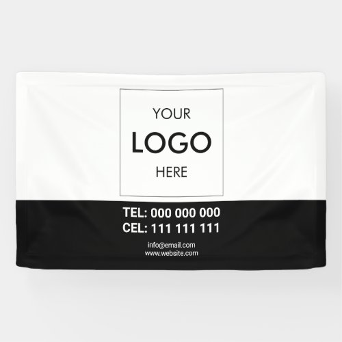 Logo Minimalist Modern Business Banner