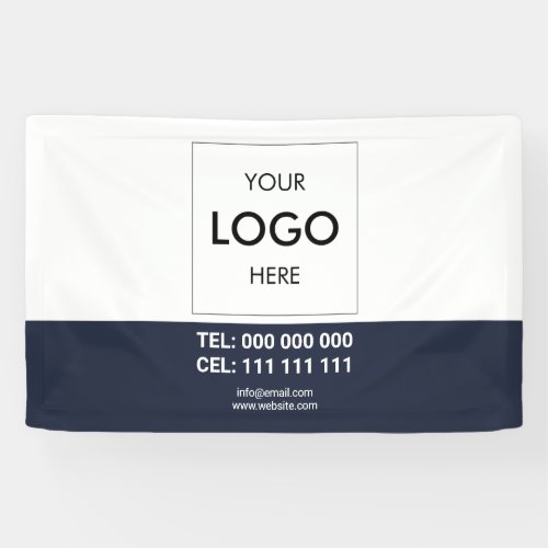 Logo Minimalist Modern Business Banner