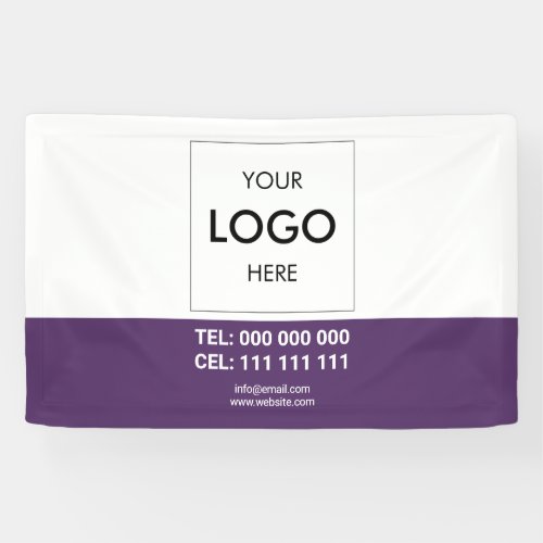 Logo Minimalist Modern Business Banner