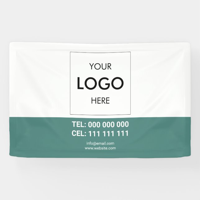 Logo Minimalist Modern Business Banner (Horizontal)