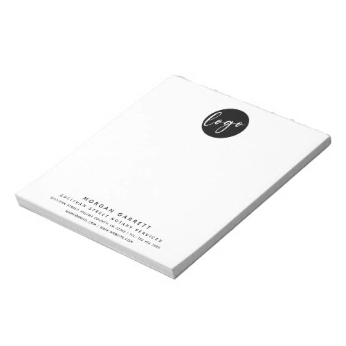 Logo Modern Minimalist Notepad