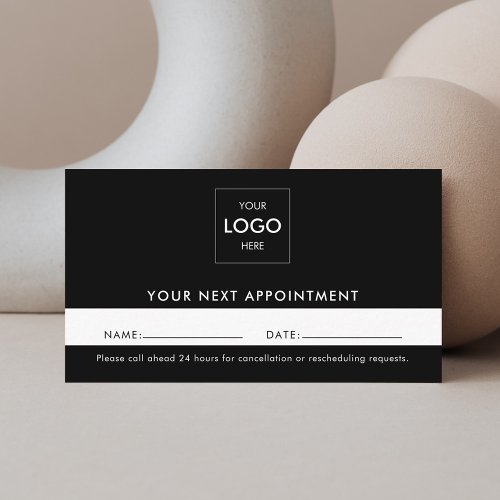 Logo Modern Professional Appointment Card