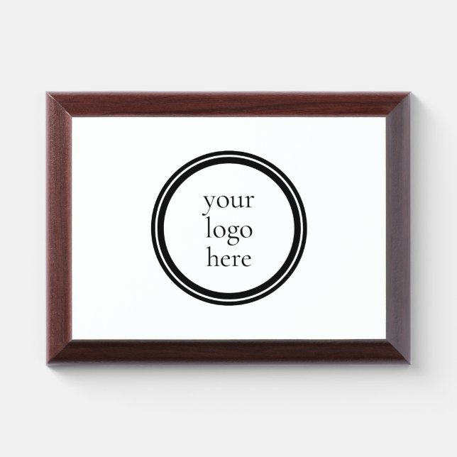Logo Modern Professional Business Award Plaque (Horizontal)