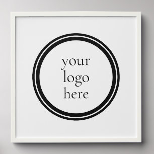 Logo Modern Professional Business Peel And Stick Photo Tile