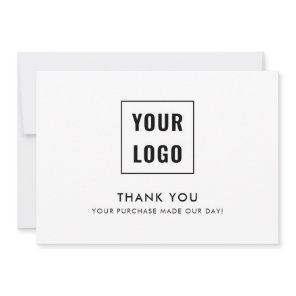 Logo Modern Professional Thank You Card