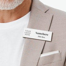 Logo Modern Simple Clean White Chic Magnet Title