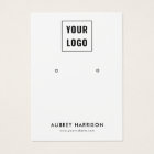 Logo Modern Simple Earring Display