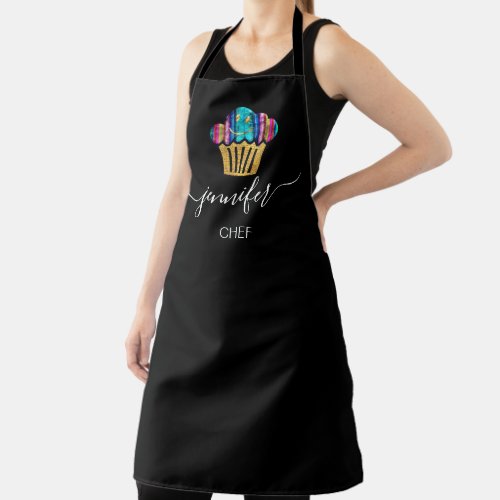 Logo Muffins Bakery Catering Cakes Smile Chicana Apron