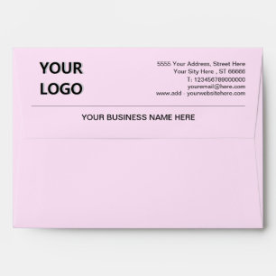 Logo Name Address Colors Modern Business Envelope