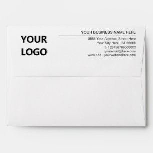 Logo Name Address Info Business Company Envelope