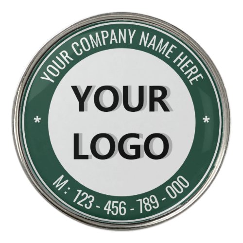 Logo Name Phone Color Promotional Golf Ball Marker