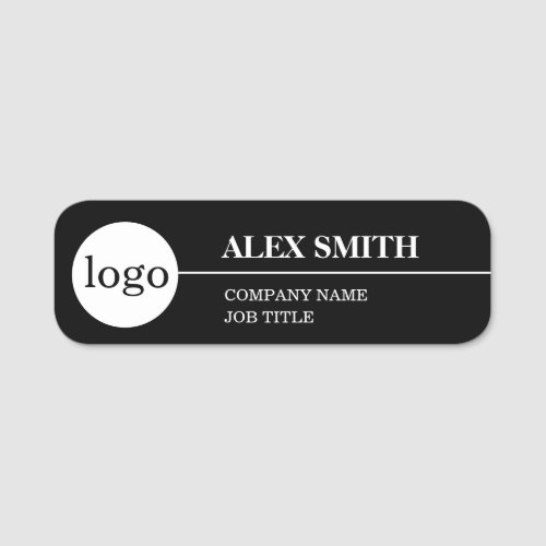 Logo name tag simple minimalist
