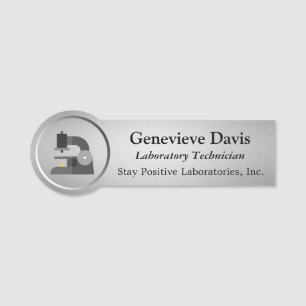 Logo Name Tag Small Business Employee Badge