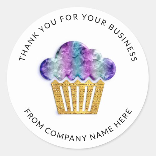  Logo Name Web Thank You Name Cake Smile Bakery  Classic Round Sticker