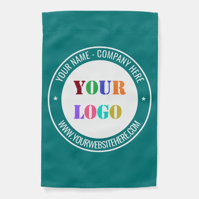 Logo Name Website Colors Promotional Garden Flag (Front)