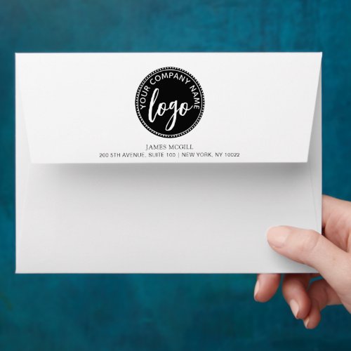 Logo Note Card Envelopes  Return Address