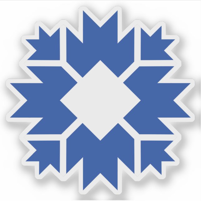 Logo of Bloomington, Indiana, USA Sticker (Front)