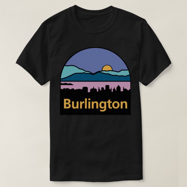 Logo of Burlington, Vermont Sticker T-Shirt (Design Front)