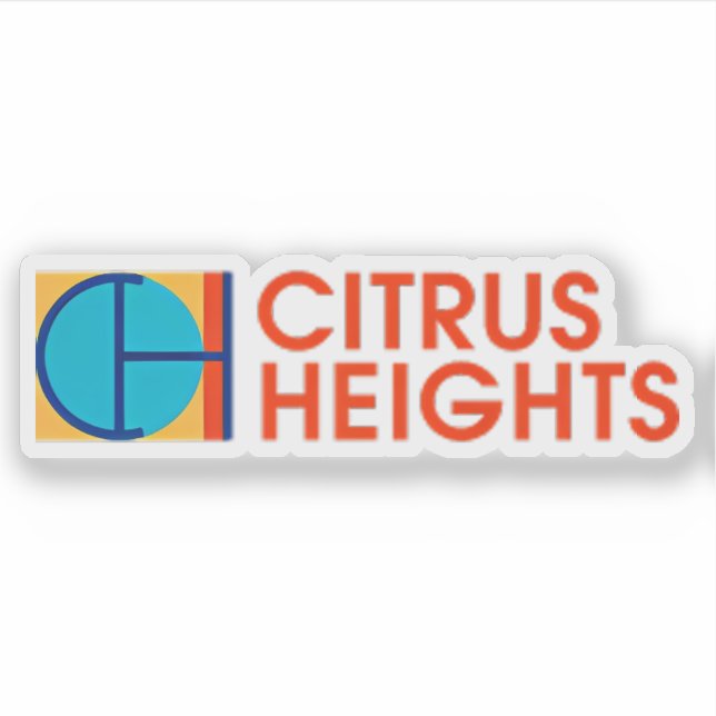 Logo of Citrus Heights, California, USA Sticker (Front)