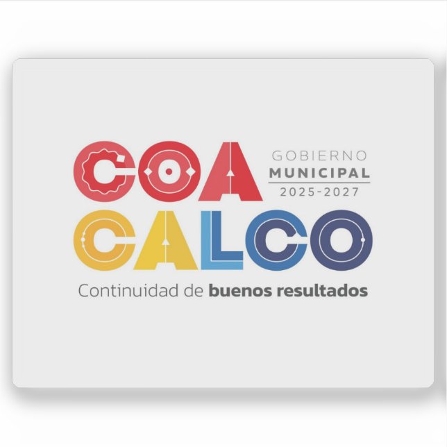 Logo of Coacalco de Berriozábal, Mexico Sticker (Front)
