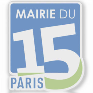 Logo of the 15th arrondissement of Paris, France Sticker