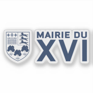 Logo of the 16th arrondissement of Paris, France Sticker