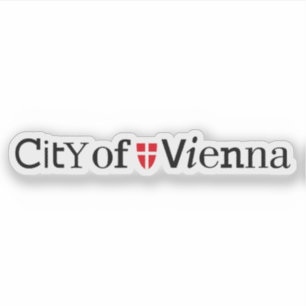 Logo of Vienna (Wien), Austria v2, Austria Sticker