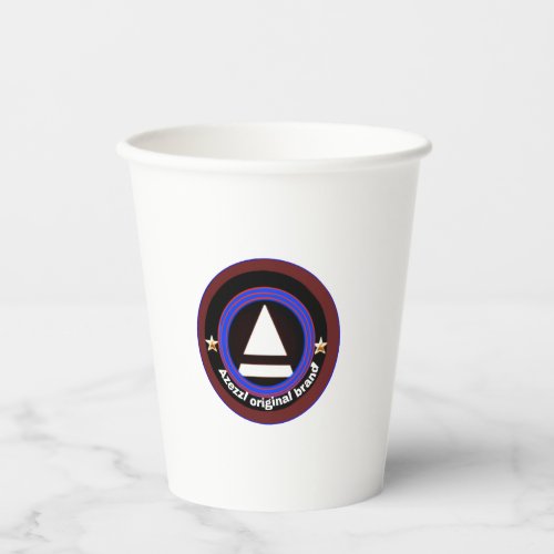 logo on a mug paper cups