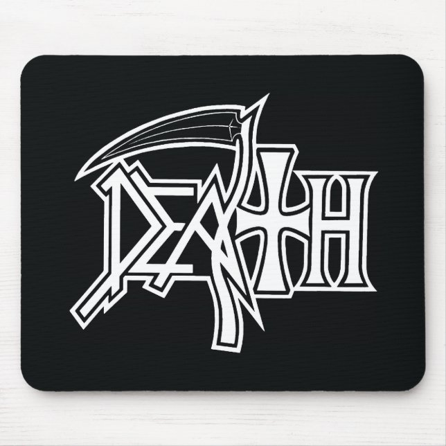 Logo on black mousepad (Front)