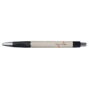 Logo on Light Tan + Black Text Company Business Pe Pen
