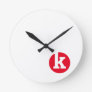 Logo ontwerp voor klok en meer round clock