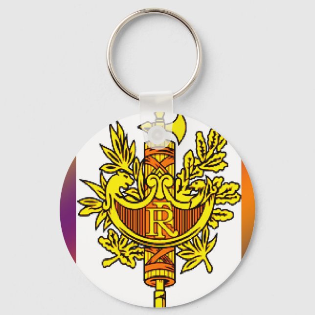 logo paris copy keychain (Front)