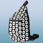 Logo Pattern Business Promotional Branding Black Sling Bag<br><div class="desc">Add your own logo to this design.  Minimalist and professional.  Great for a promotional product for your employees,  staff,  clients and customers. Ideal for trade shows,  travel,  corporate or sporting events and giveaways. For other versions,  see the collection.</div>