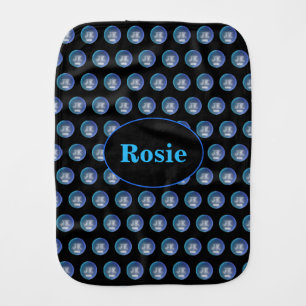 Logo Pattern Name Burp Cloth JK 2023