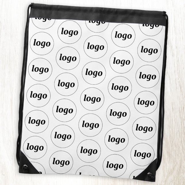 Logo Pattern Promotional Branding Business Drawstring Bag (Logo pattern promotional business branding drawstring bag)