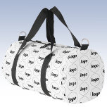 Logo Pattern Promotional Business Duffle Bag<br><div class="desc">Add your own logo to this design.  Minimalist and professional.  Great for a promotional product for your employees,  staff,  clients and customers. Ideal for trade shows,  travel,  corporate or sporting events and giveaways. For other versions,  see the collection.</div>