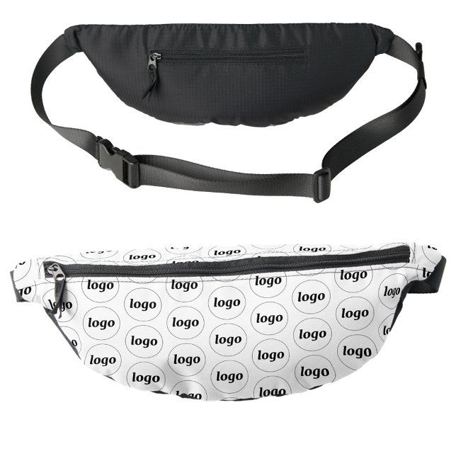 Logo Pattern Promotional Business Fanny Pack (Logo pattern business promotional branding fanny pack bag)