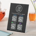 Logo Paypal Venmo CashApp Zelle QR Code Black