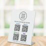 Logo Paypal Venmo CashApp Zelle QR Codes Pedestal Sign