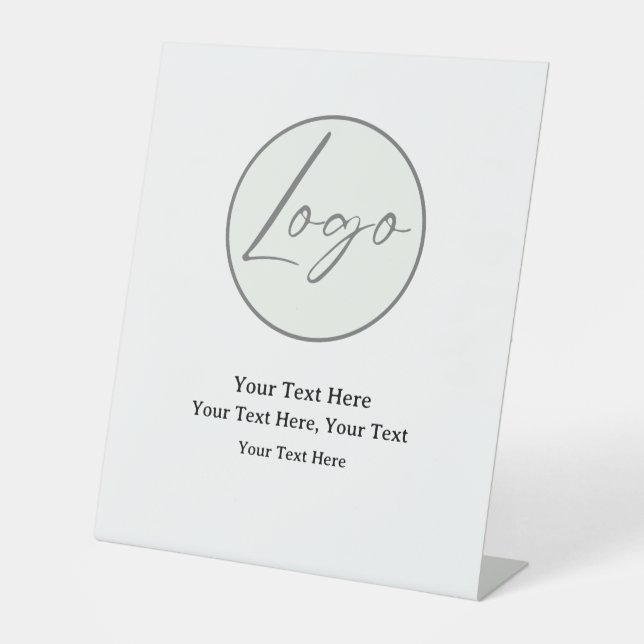 Logo Pedestal Sign (Front)