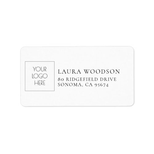 Logo Personalized Address Label