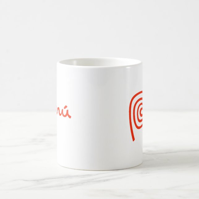 Logo Peru Classic White Coffee Mug (Center)