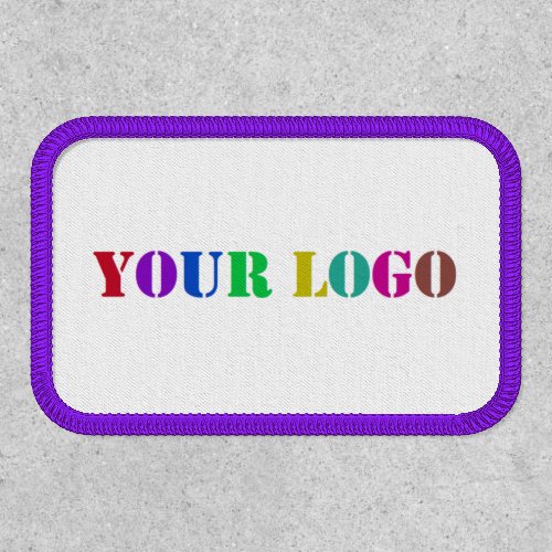 Logo Photo Business Promotional Colors Patch
