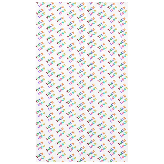 Logo Photo Colors Tablecloth Promotional Business (Front)