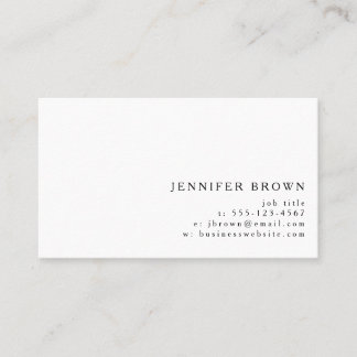 Logo Photo Simple Modern Minimal Professional Business Card