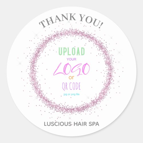 *~* LOGO PHOTO UPLOAD THANK YOU Label Envelop Seal