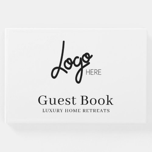 LogoPhoto Vacation Rental Guest Book  White