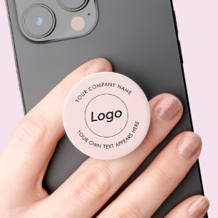 Logo Professional Business Pink PopSocket